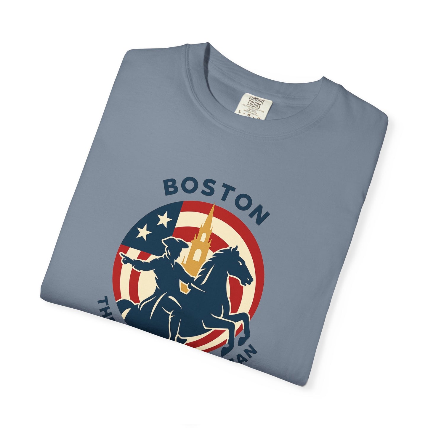 Boston Patriotic T-Shirt — Stylish USA City Tee