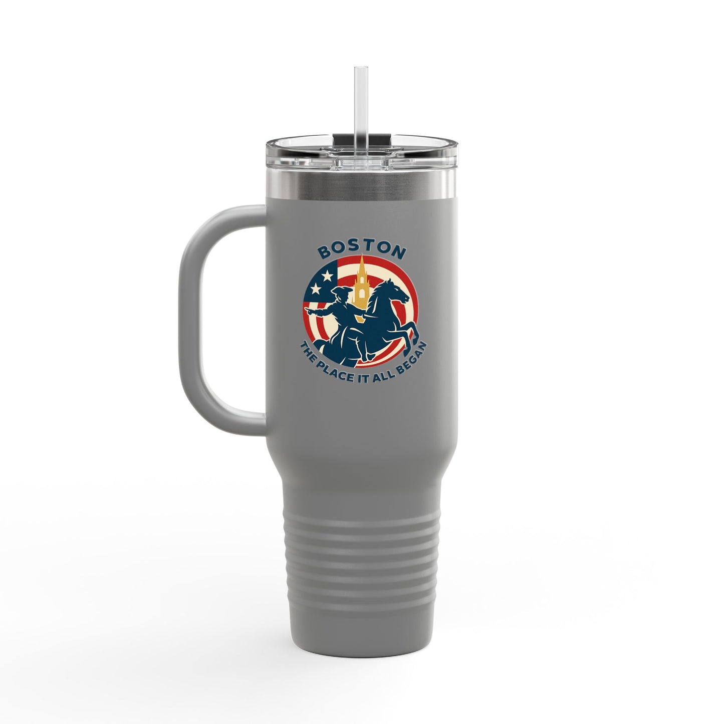 250th American Independence 40oz Insulated Travel Mug — Patriotic Jubilee Tumbler