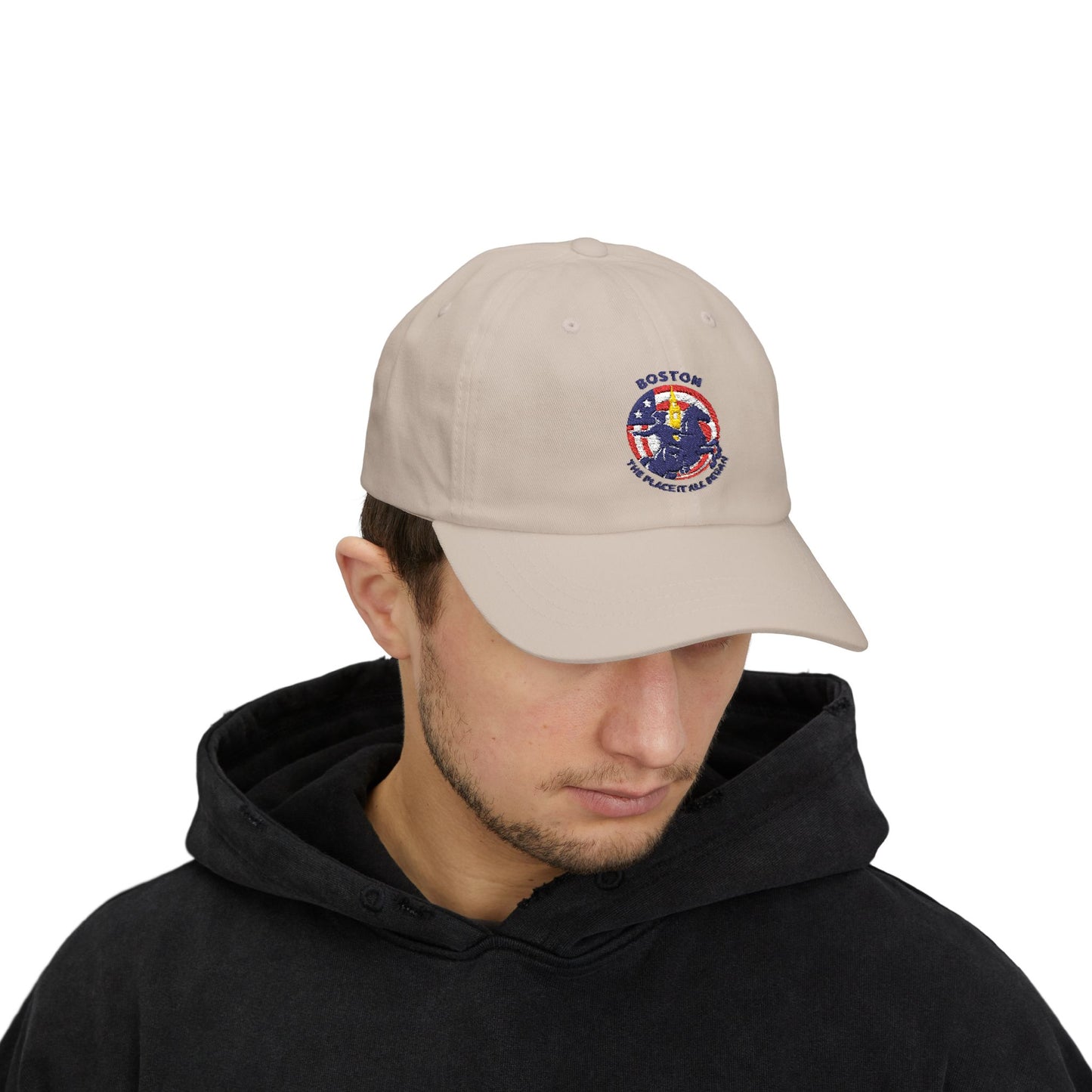 Boston Bean Town Patriotic Dad Cap