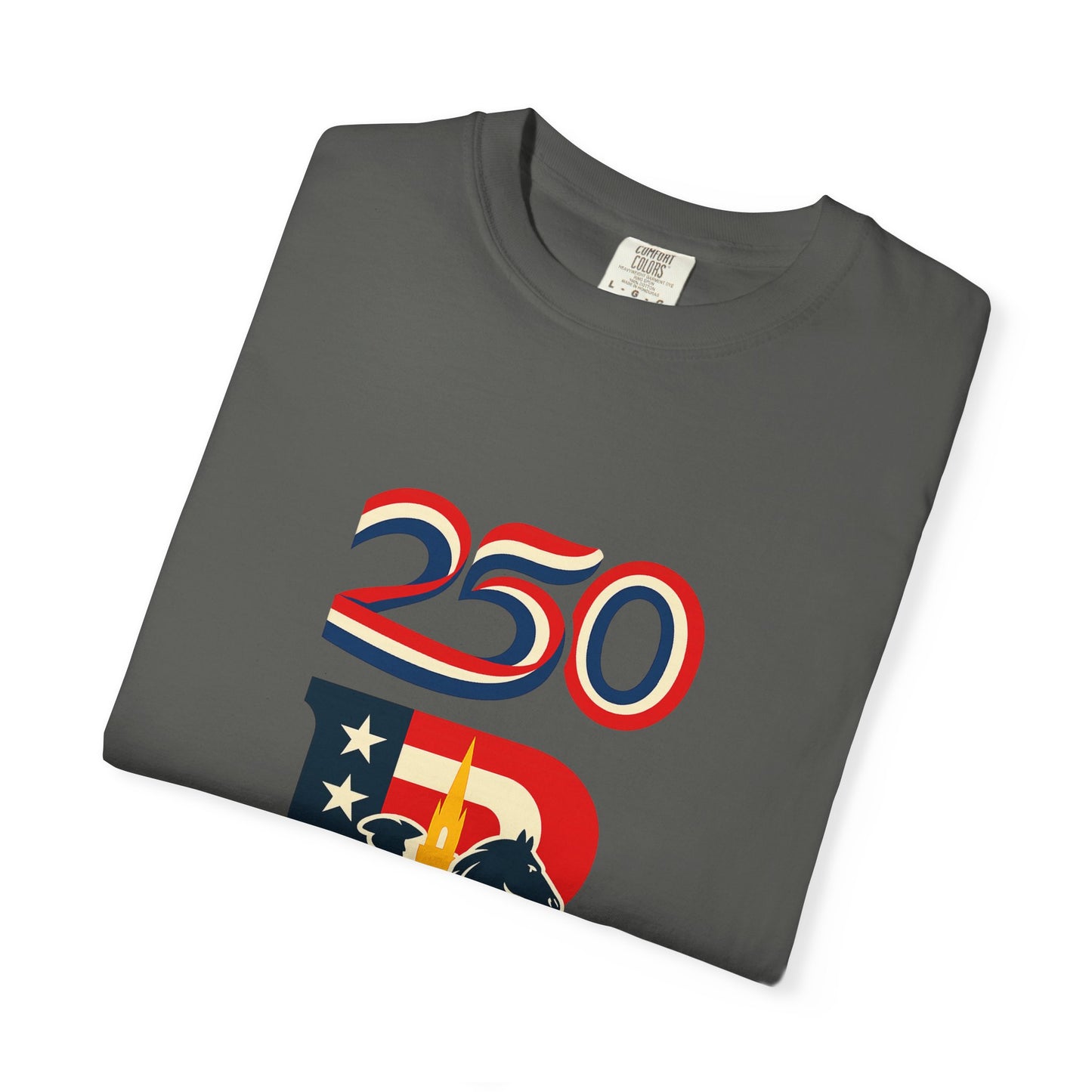 250 Strong T‑Shirt — Patriotic Rider Graphic Tee