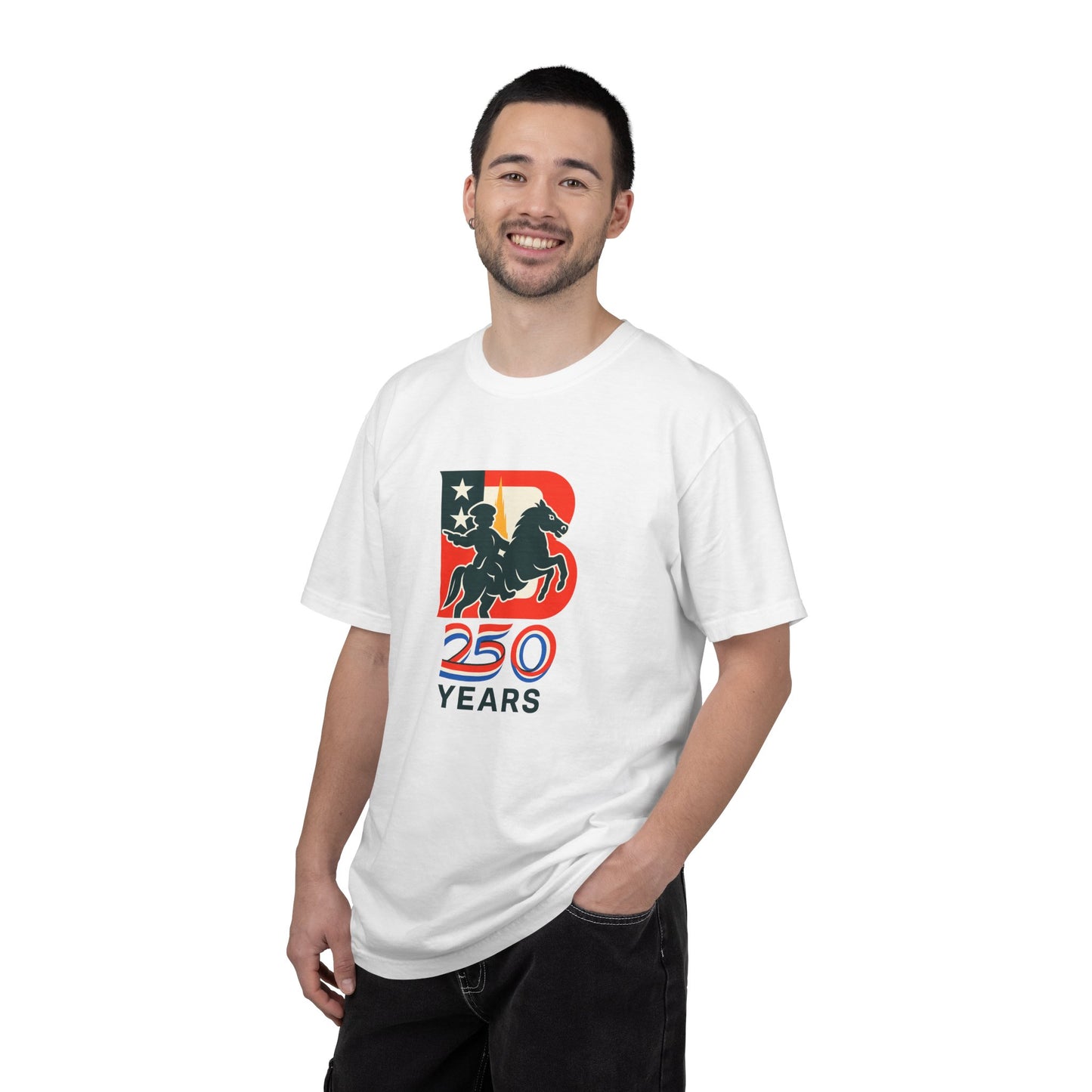 Boston 250 years — Patriotic Rider Graphic Tee