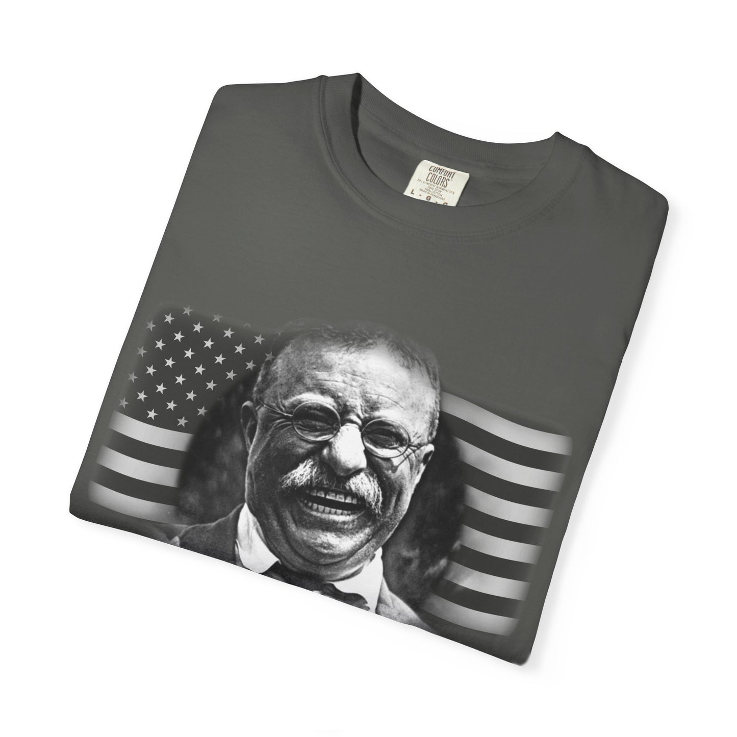 T-Shirt — "Daring Greatly" Inspirational Teddy Roosevelt Portrait Tee