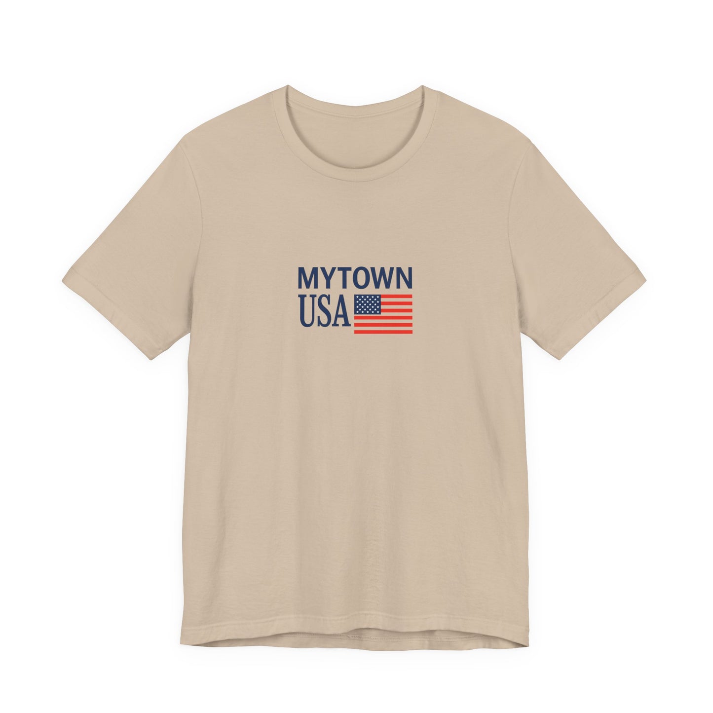 Personalized Mytown Unisex Tee - Custom Town T-Shirt for Travelers, Gifts, Casual Wear, Souvenirs, Family Reunions, Local Pride
