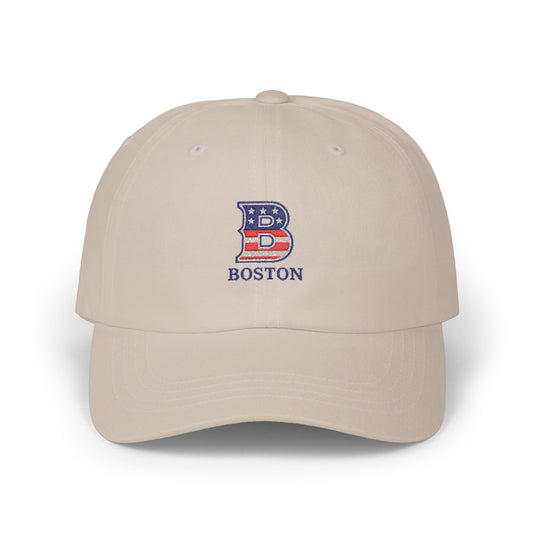 Boston B Town Patriotic Dad Cap