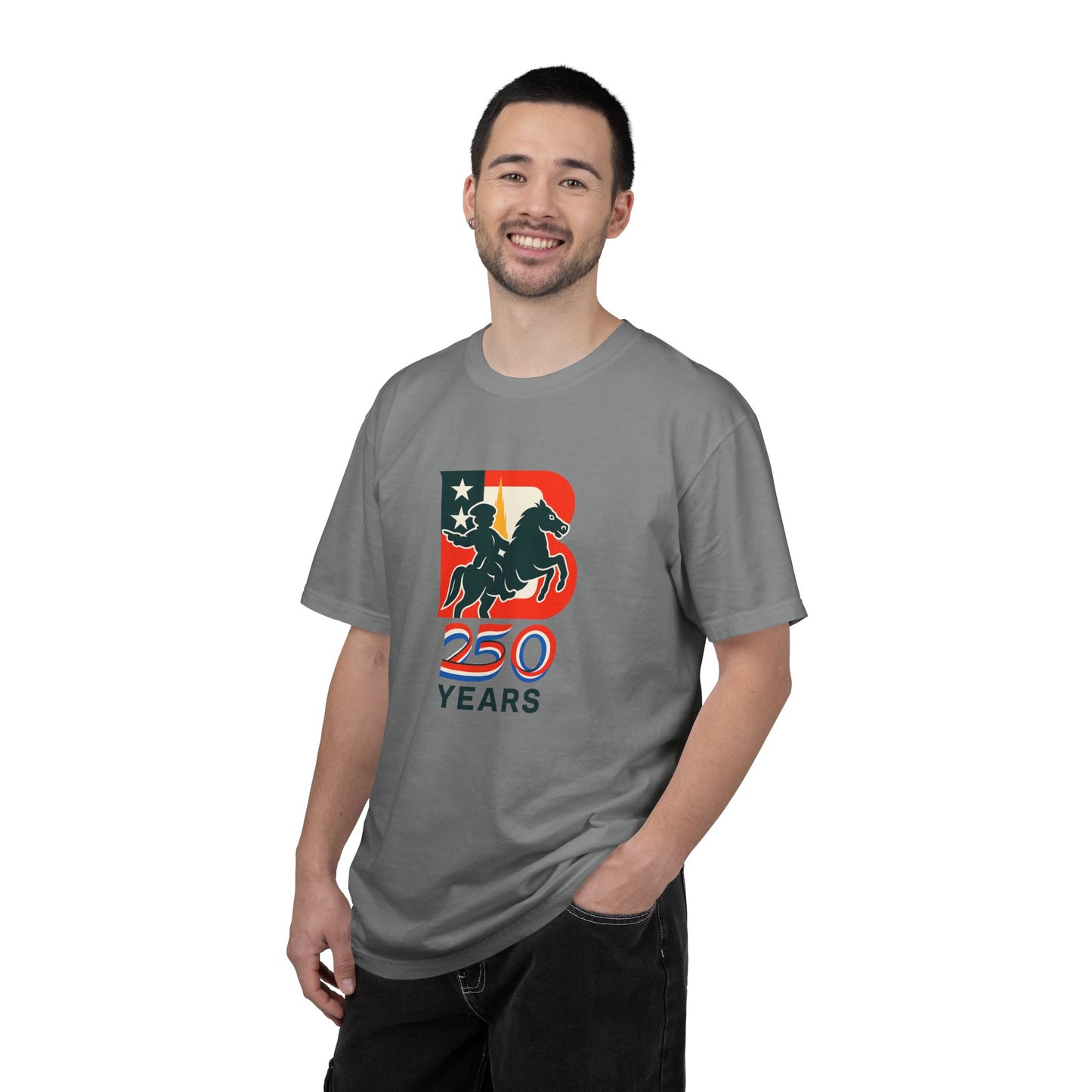 Boston 250 years — Patriotic Rider Graphic Tee
