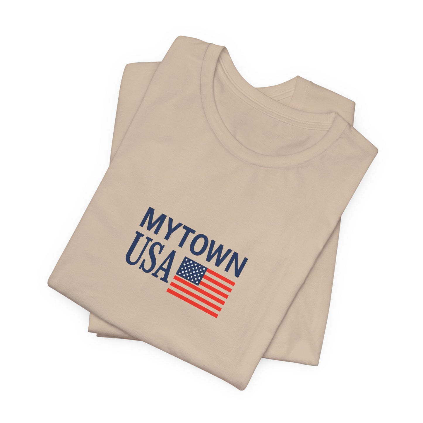 Personalized Mytown Unisex Tee - Custom Town T-Shirt for Travelers, Gifts, Casual Wear, Souvenirs, Family Reunions, Local Pride