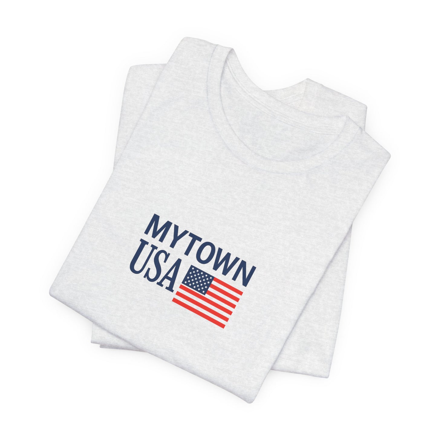 Personalized Mytown Unisex Tee - Custom Town T-Shirt for Travelers, Gifts, Casual Wear, Souvenirs, Family Reunions, Local Pride