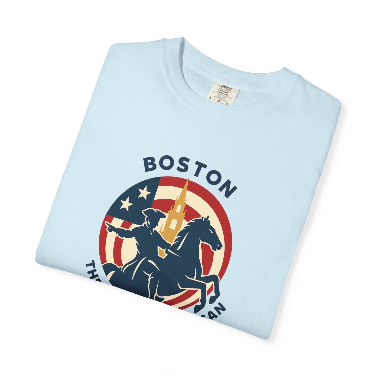 Boston Patriotic T-Shirt — Stylish USA City Tee