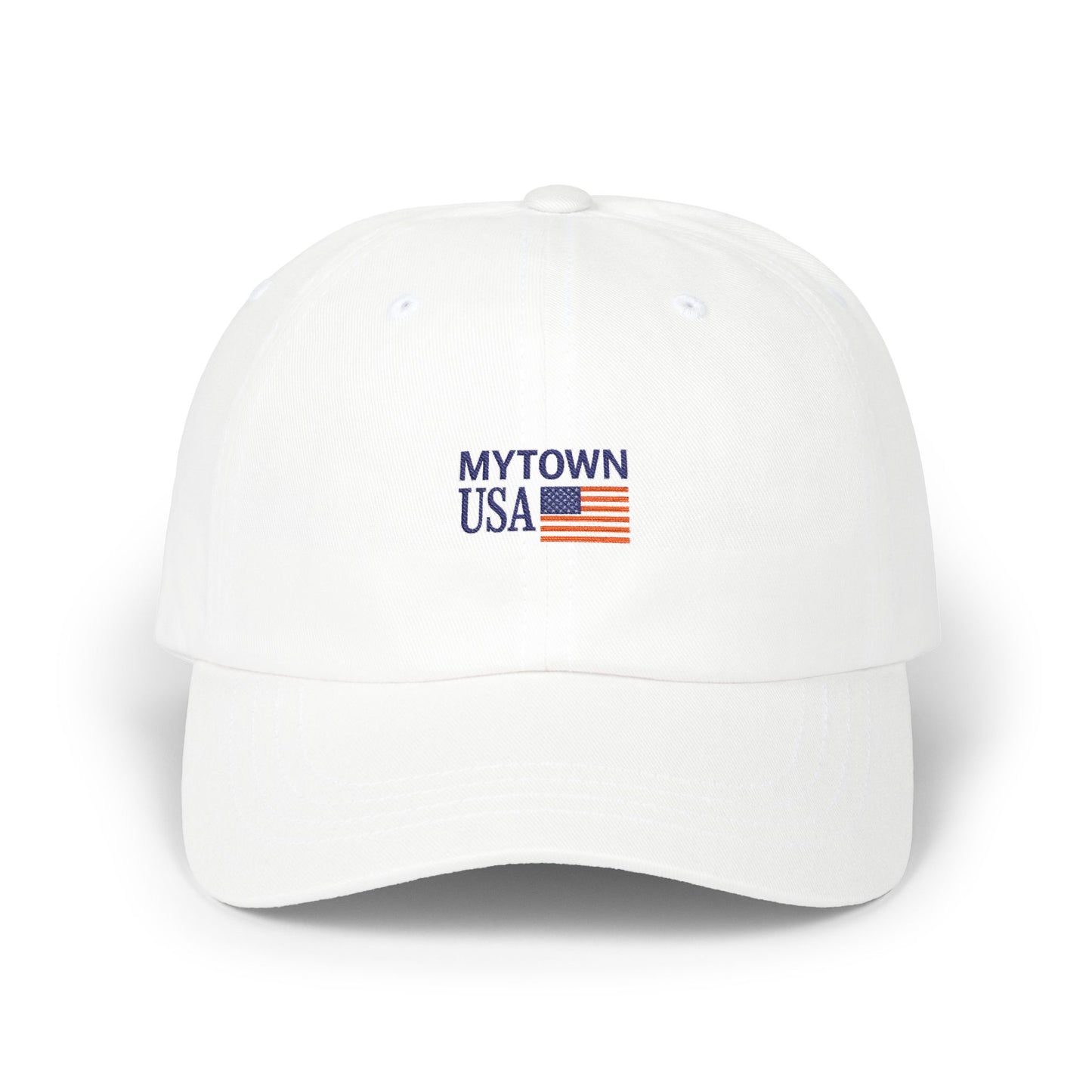 Dad Cap — Customizable 'Your Town' Embroidered Baseball Hat