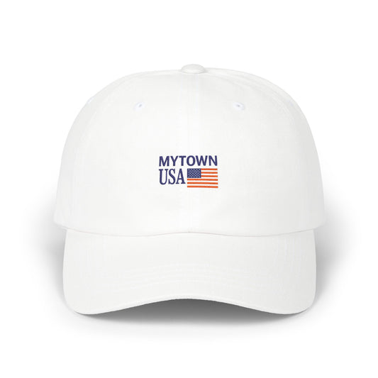 Dad Cap — Customizable 'Your Town' Embroidered Baseball Hat