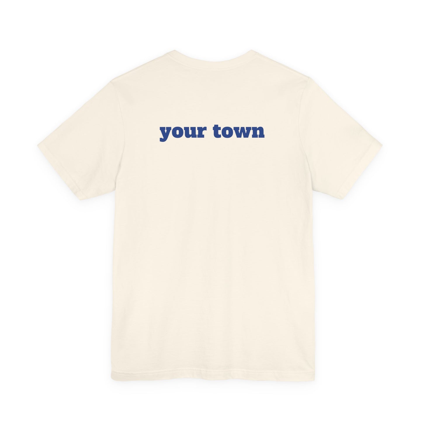 Personalized Mytown Unisex Tee - Custom Town T-Shirt for Travelers, Gifts, Casual Wear, Souvenirs, Family Reunions, Local Pride