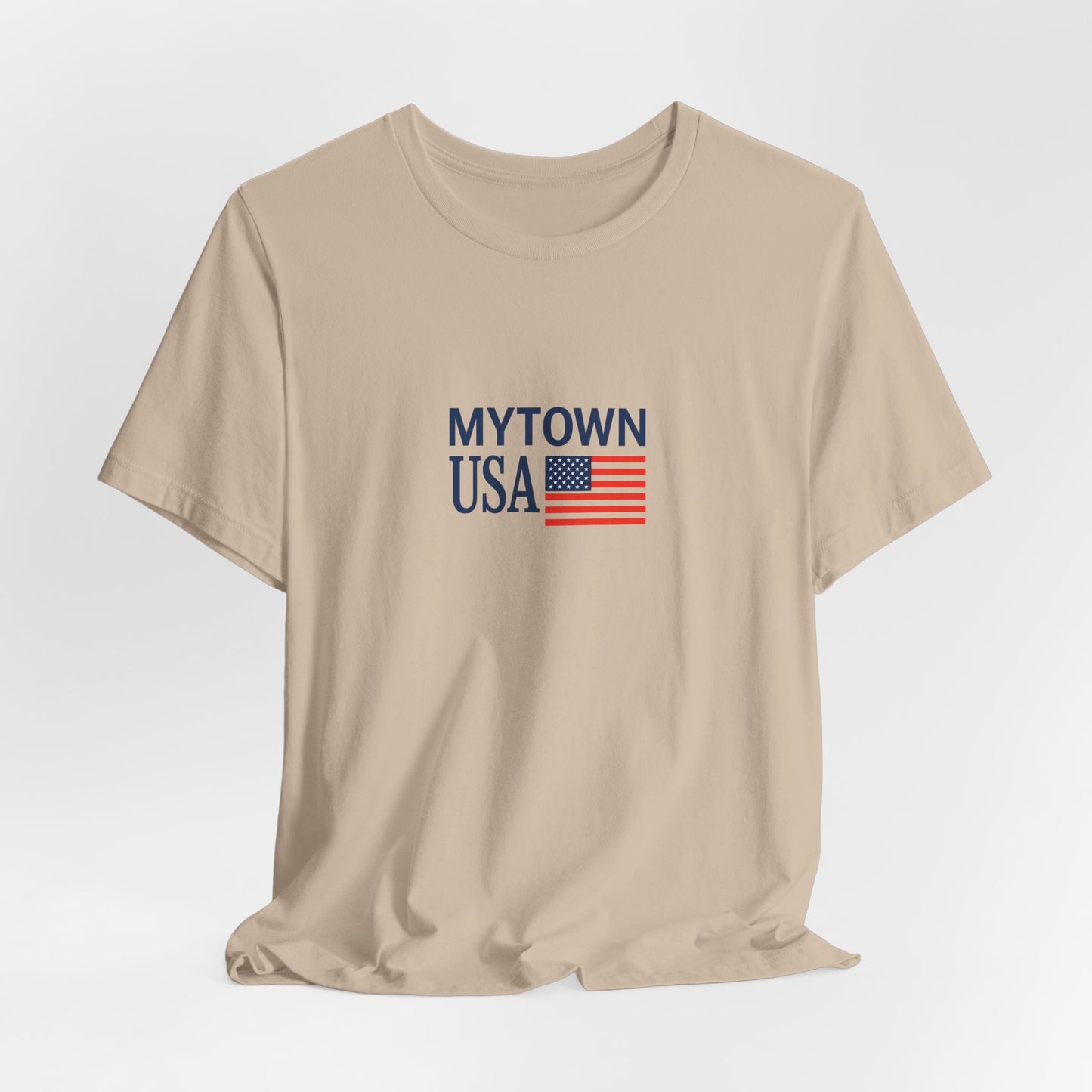 Personalized Mytown Unisex Tee - Custom Town T-Shirt for Travelers, Gifts, Casual Wear, Souvenirs, Family Reunions, Local Pride