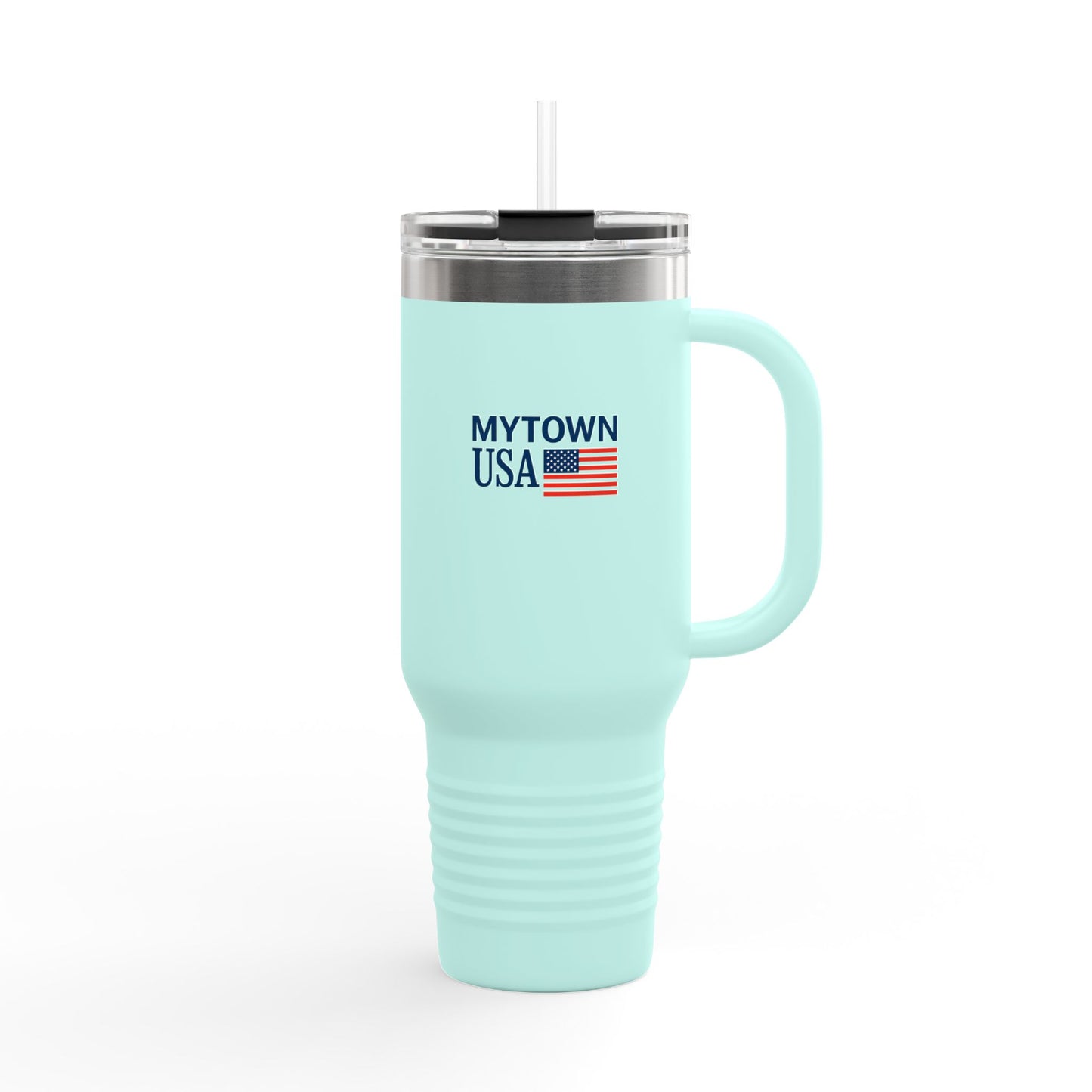 MY TOWN USA 250th CUSTOMIZE ADD YOUR TOWNAmerican Independence 40oz Insulated Travel Mug — Patriotic Jubilee Tumbler