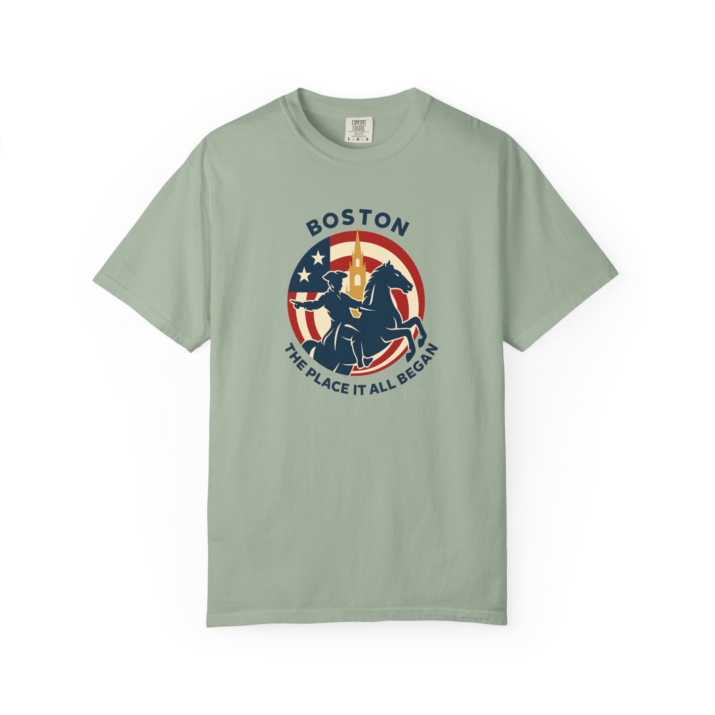 Boston Patriotic T-Shirt — Stylish USA City Tee