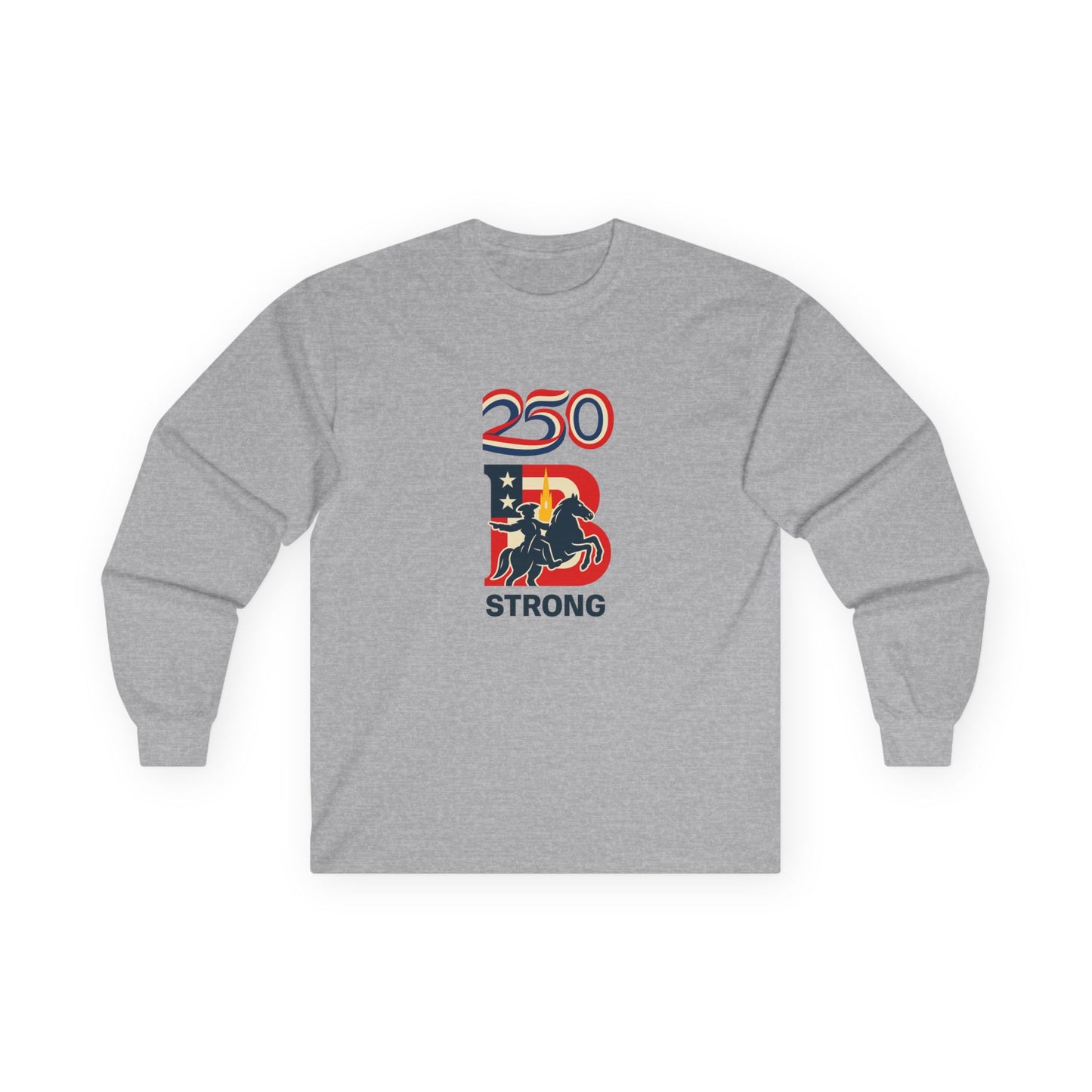 Boston Patriotic Long Sleeve Tee