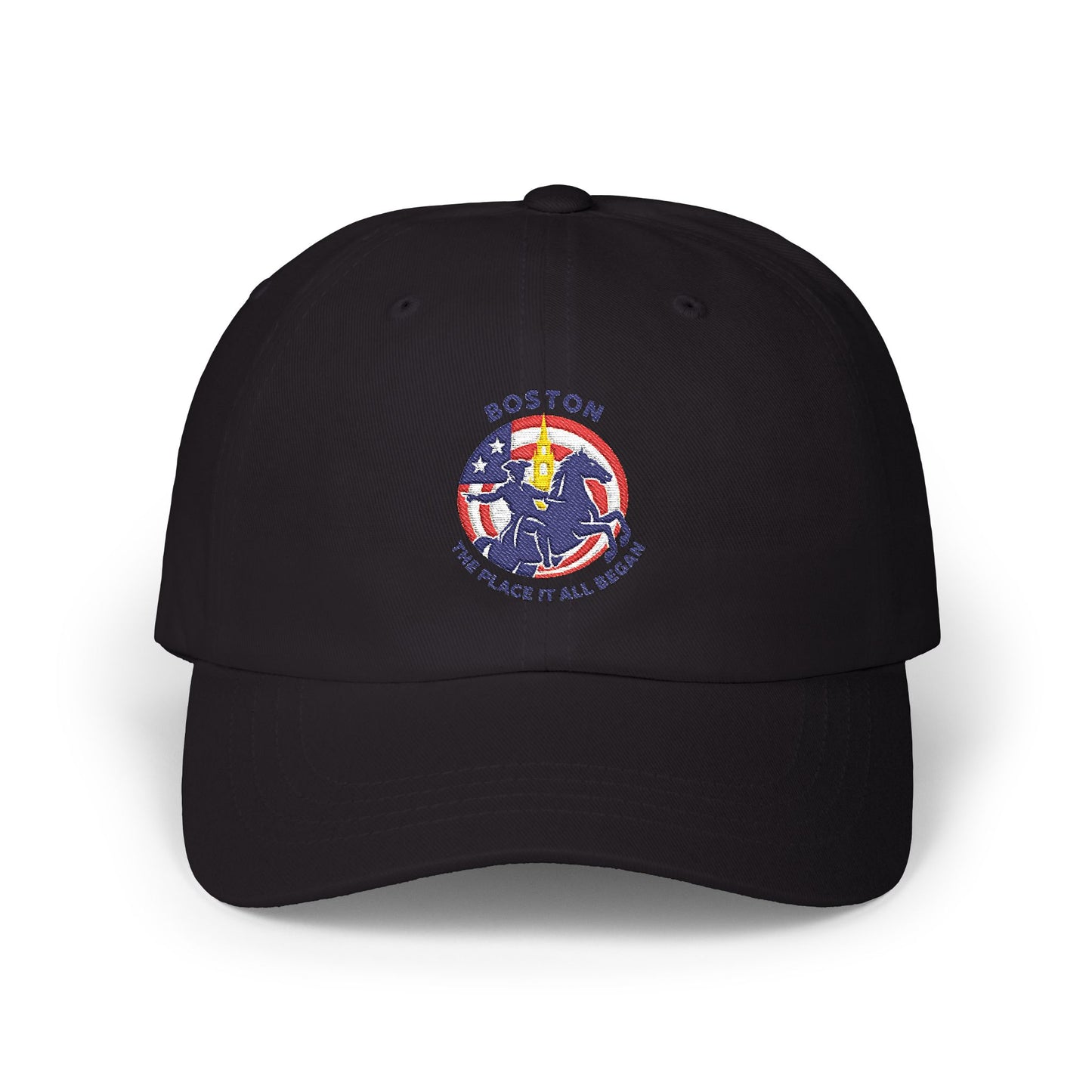 Boston Bean Town Patriotic Dad Cap