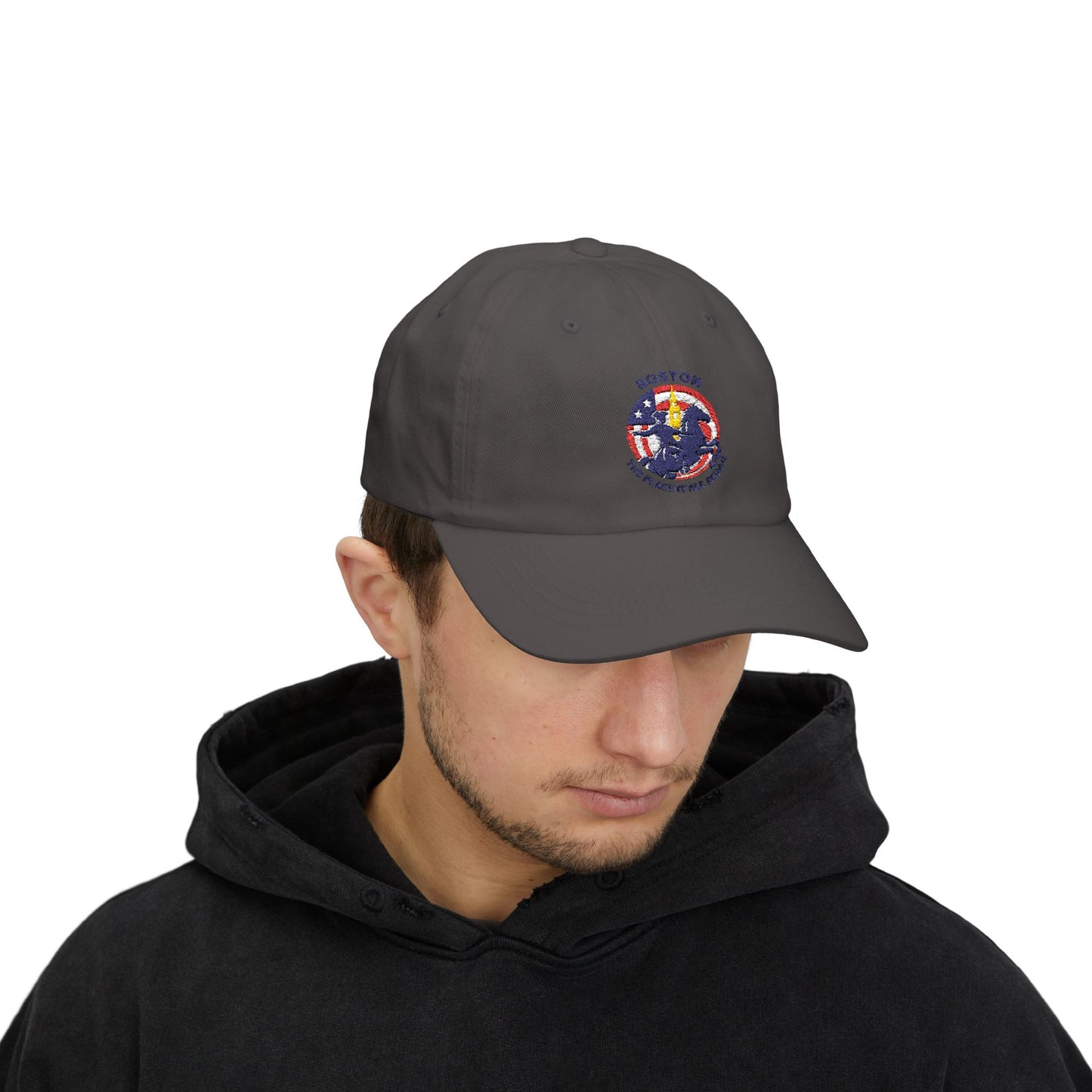 Boston Bean Town Patriotic Dad Cap
