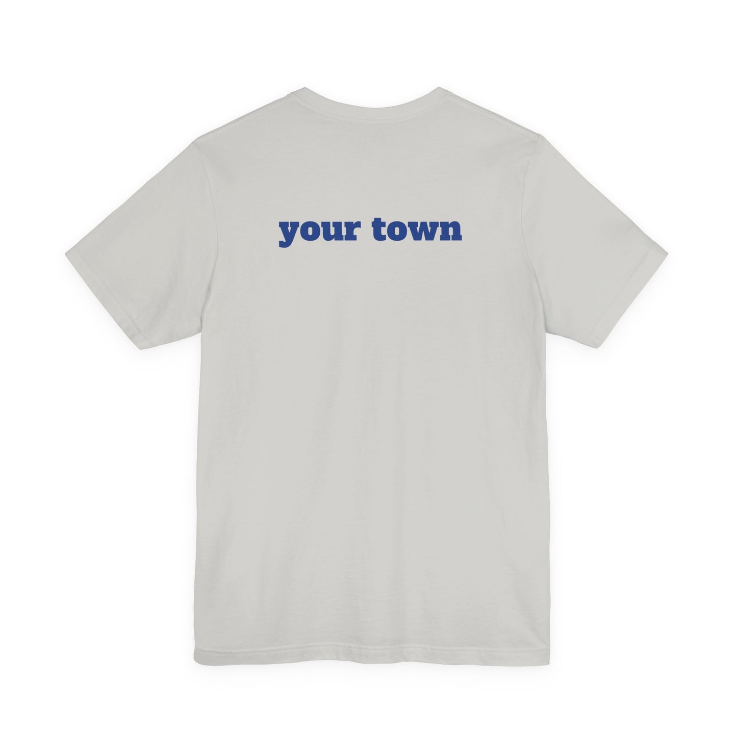 Personalized Mytown Unisex Tee - Custom Town T-Shirt for Travelers, Gifts, Casual Wear, Souvenirs, Family Reunions, Local Pride