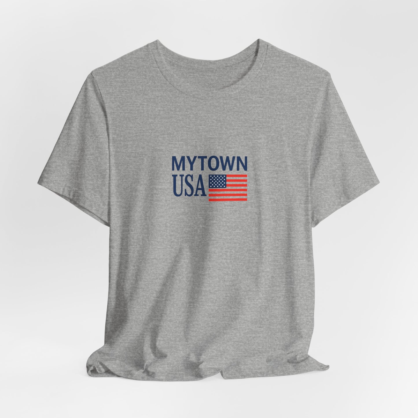 Personalized Mytown Unisex Tee - Custom Town T-Shirt for Travelers, Gifts, Casual Wear, Souvenirs, Family Reunions, Local Pride