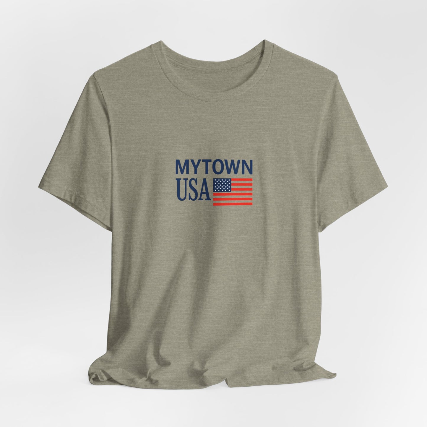 Personalized Mytown Unisex Tee - Custom Town T-Shirt for Travelers, Gifts, Casual Wear, Souvenirs, Family Reunions, Local Pride