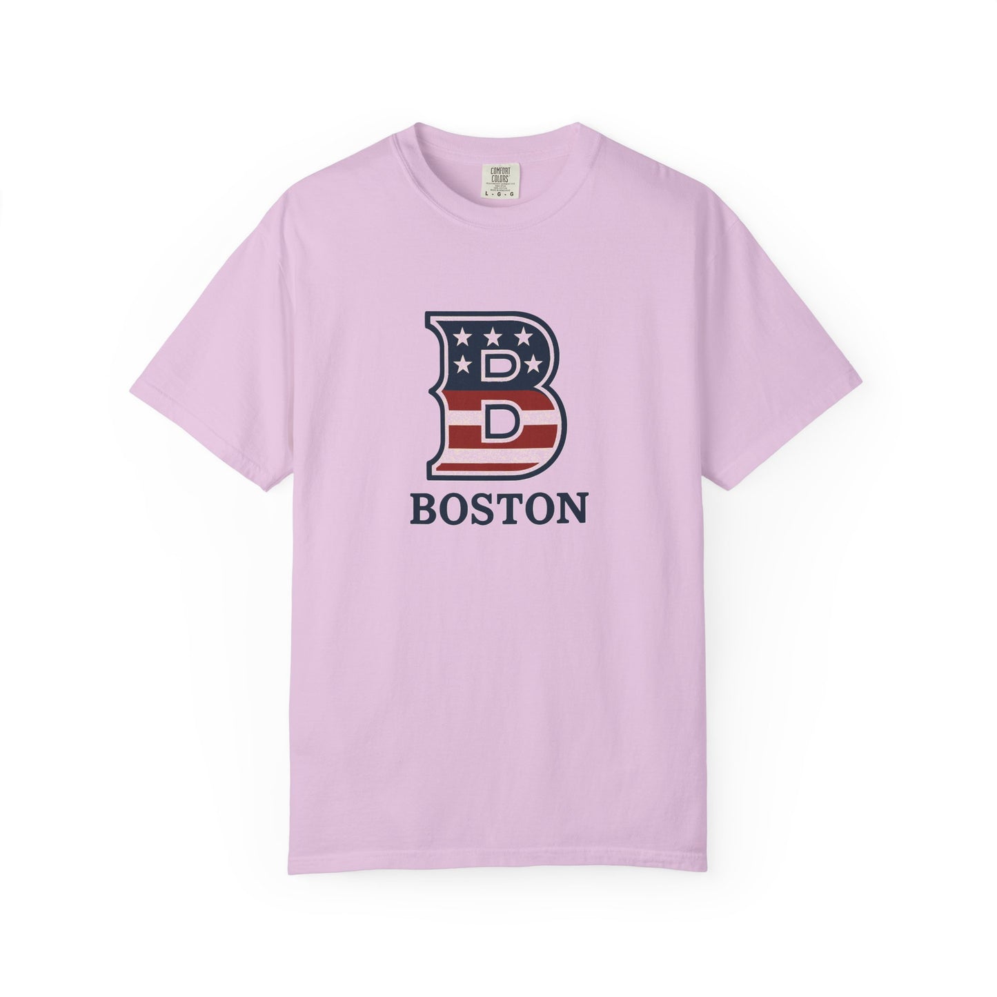 Boston Tee with patriotic theme
