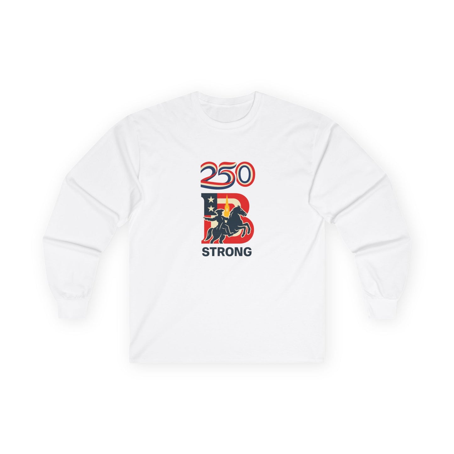 Boston Patriotic Long Sleeve Tee