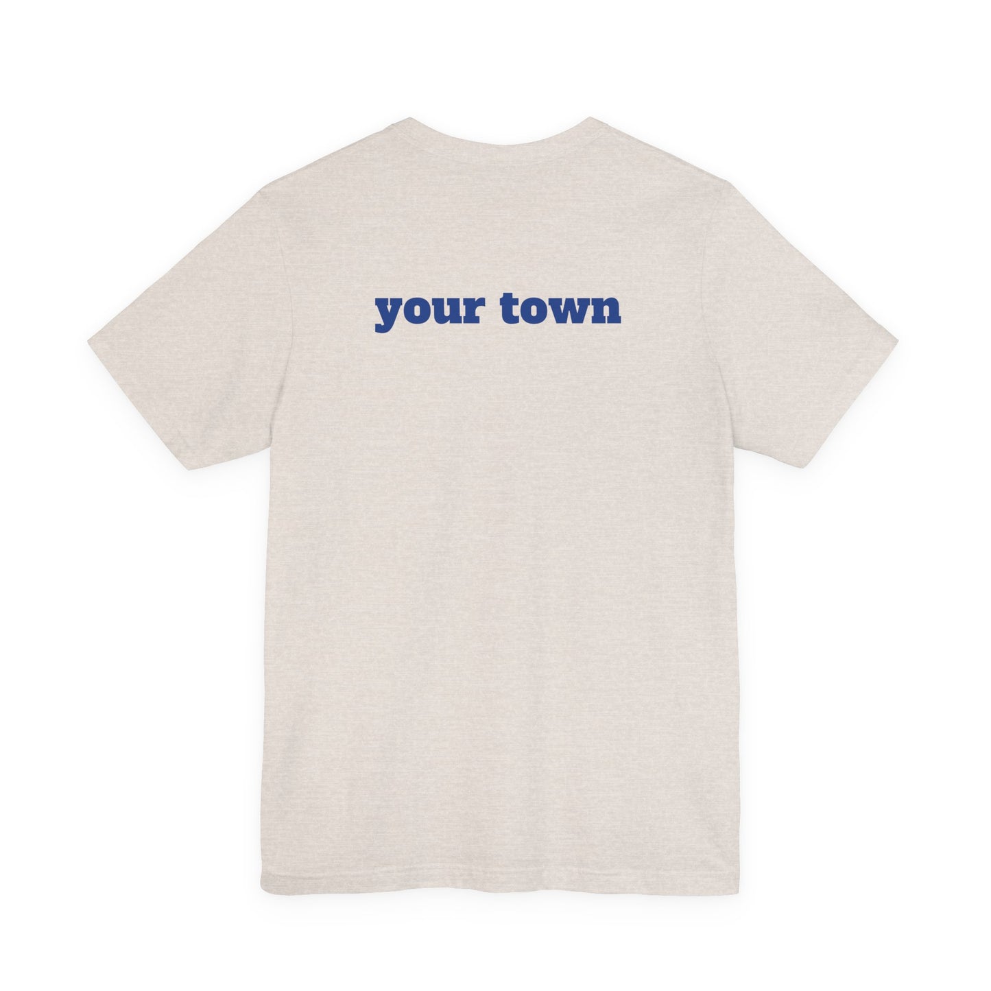 Personalized Mytown Unisex Tee - Custom Town T-Shirt for Travelers, Gifts, Casual Wear, Souvenirs, Family Reunions, Local Pride