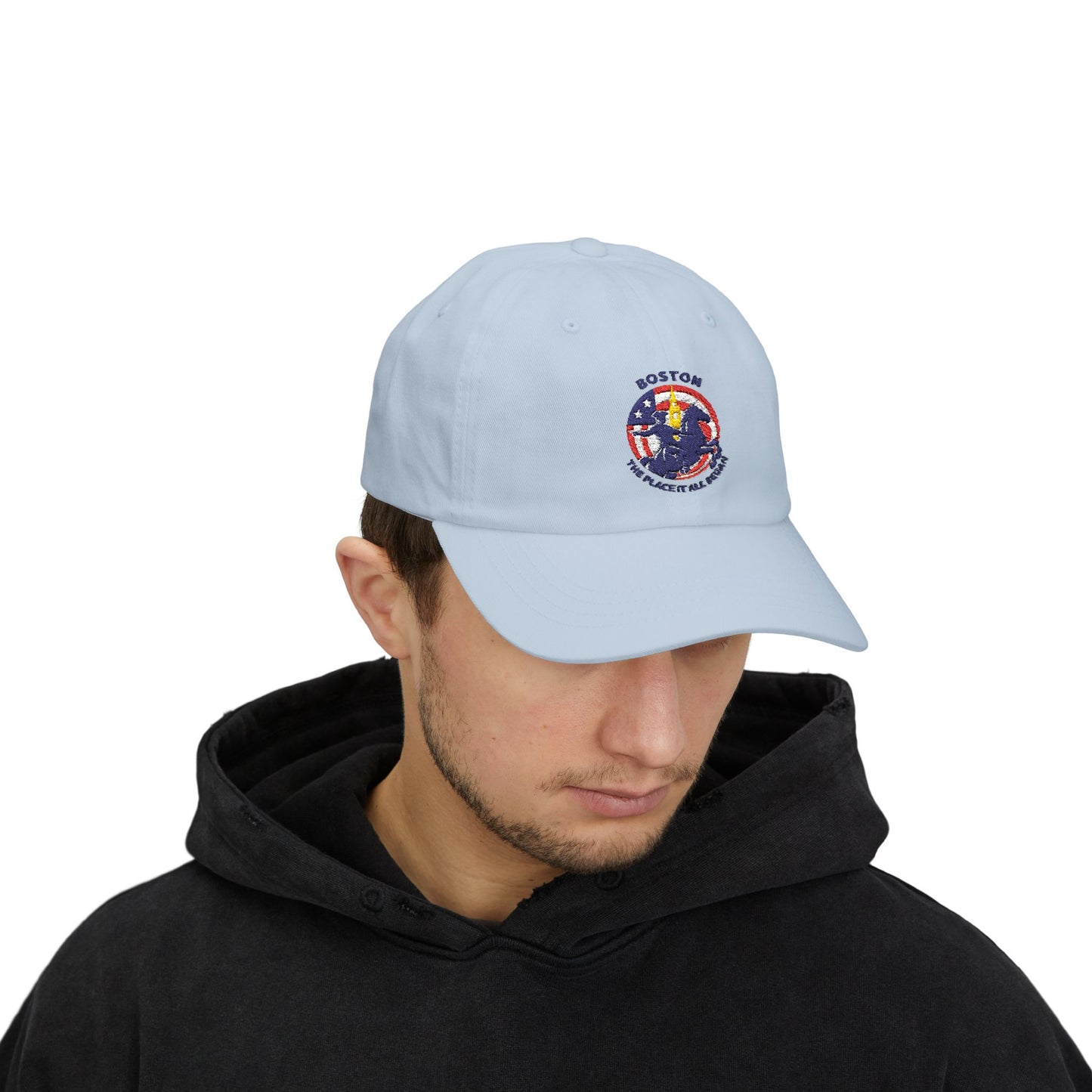Boston Bean Town Patriotic Dad Cap