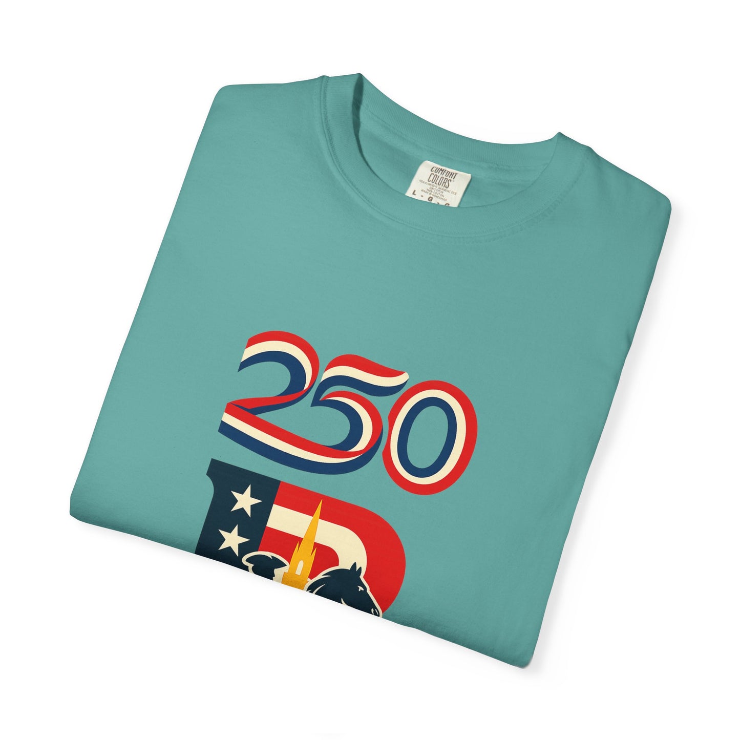 250 Strong T‑Shirt — Patriotic Rider Graphic Tee