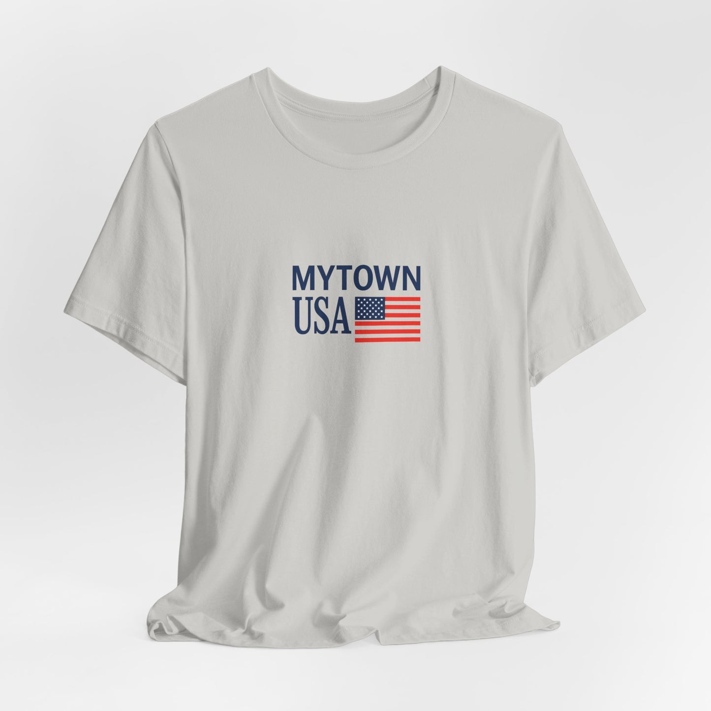 Personalized Mytown Unisex Tee - Custom Town T-Shirt for Travelers, Gifts, Casual Wear, Souvenirs, Family Reunions, Local Pride