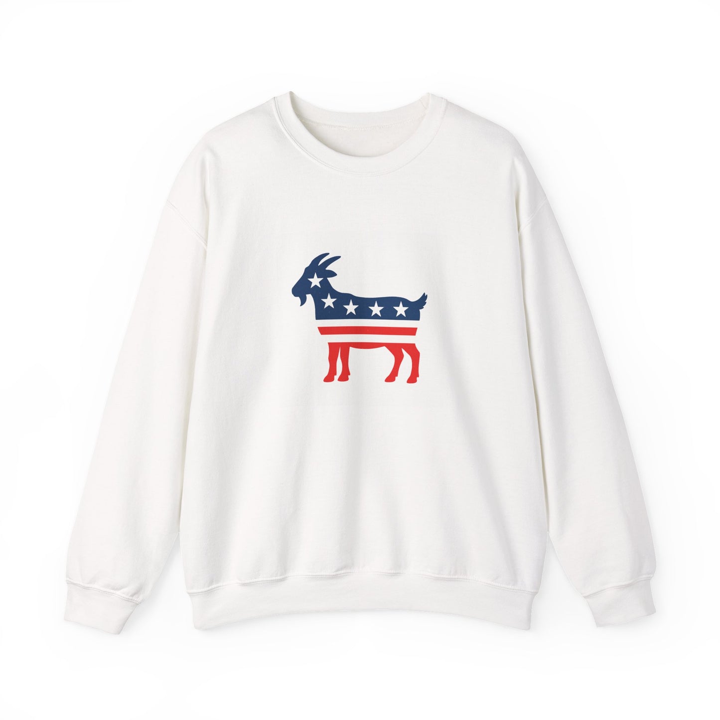 Patriotic Goat sweatshirt | American Flag Stars Stripes Crewneck