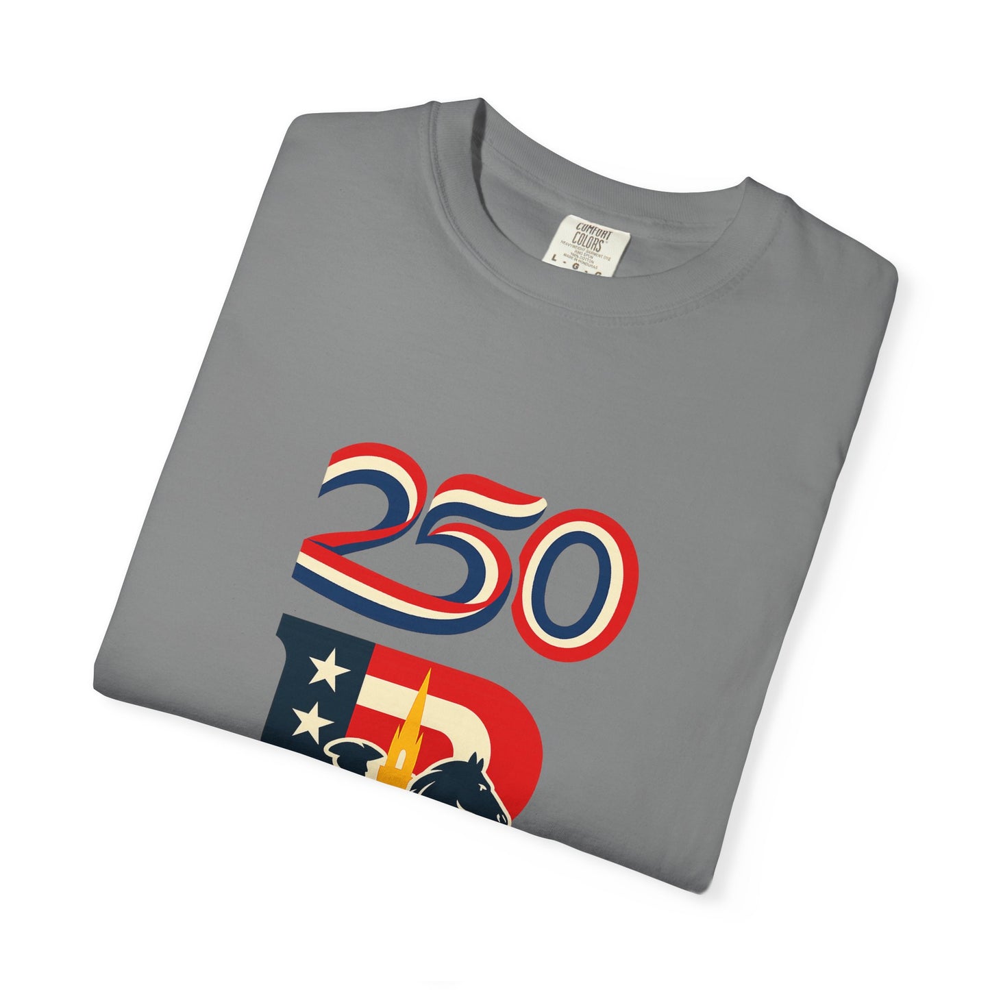 250 Strong T‑Shirt — Patriotic Rider Graphic Tee