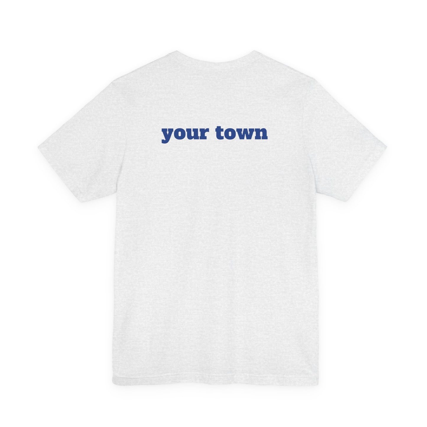 Personalized Mytown Unisex Tee - Custom Town T-Shirt for Travelers, Gifts, Casual Wear, Souvenirs, Family Reunions, Local Pride