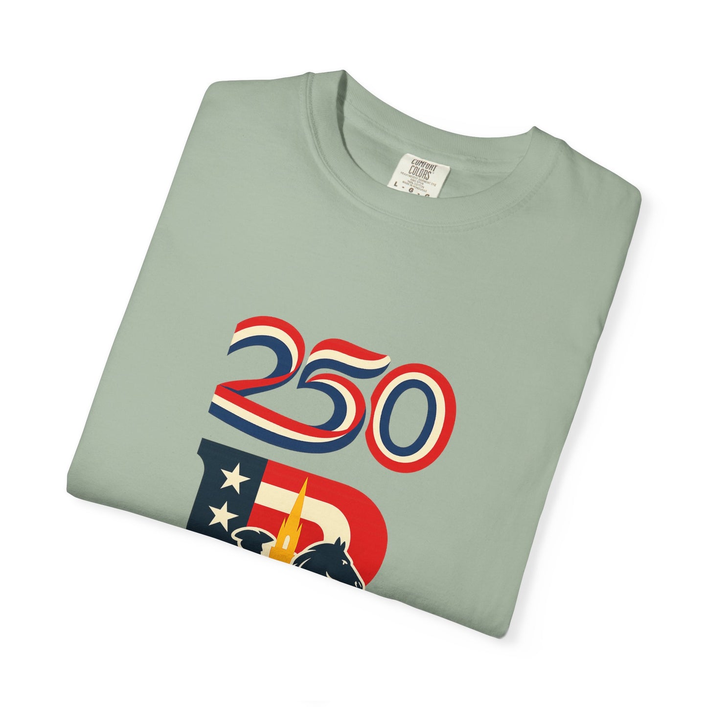 250 Strong T‑Shirt — Patriotic Rider Graphic Tee