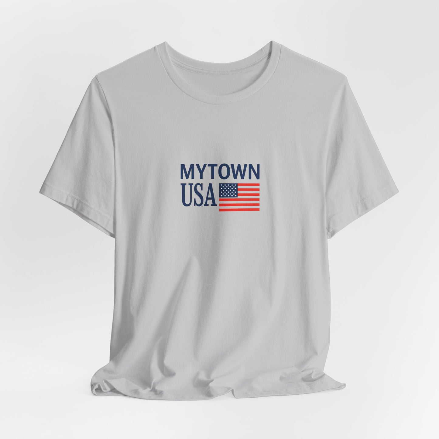 Personalized Mytown Unisex Tee - Custom Town T-Shirt for Travelers, Gifts, Casual Wear, Souvenirs, Family Reunions, Local Pride