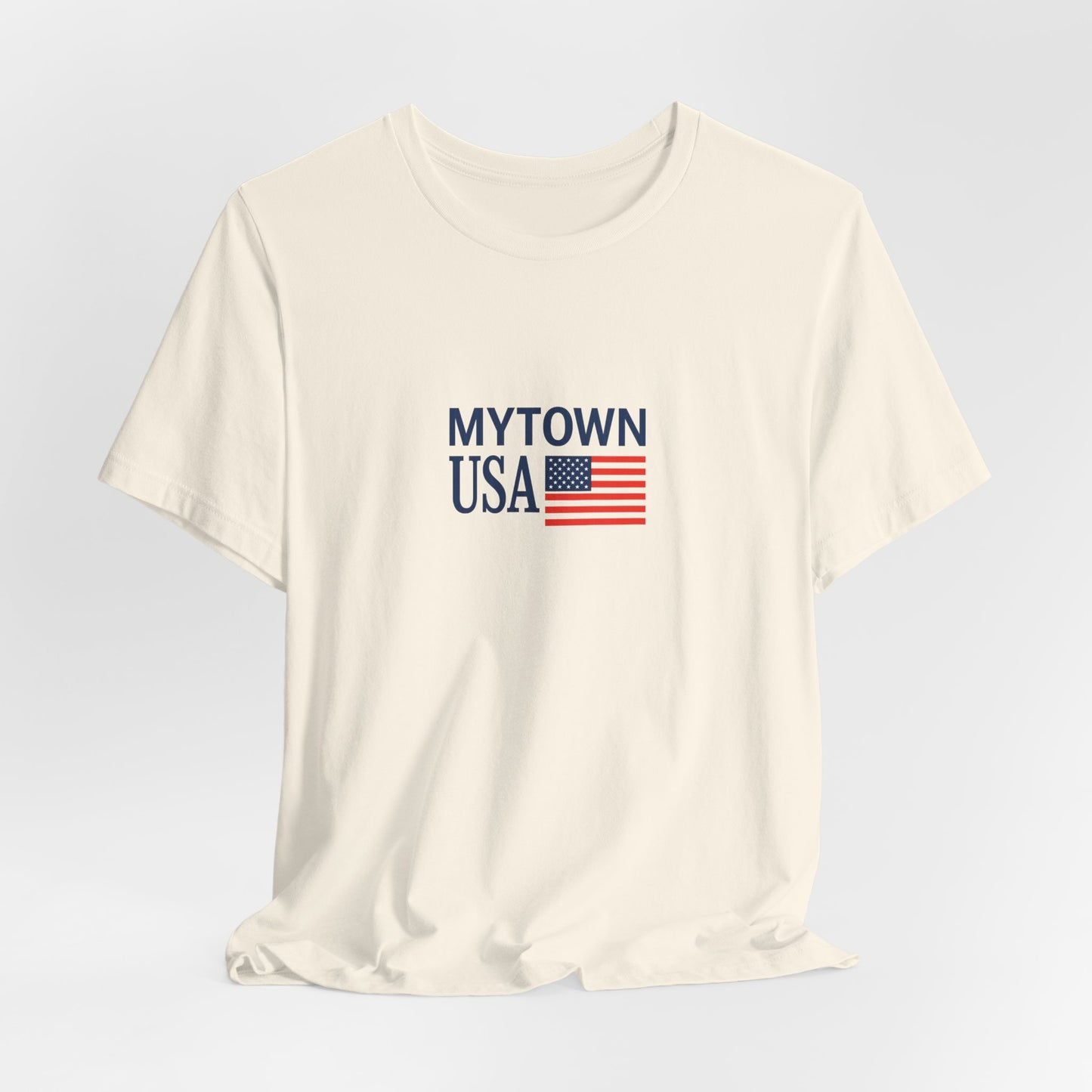 Personalized Mytown Unisex Tee - Custom Town T-Shirt for Travelers, Gifts, Casual Wear, Souvenirs, Family Reunions, Local Pride