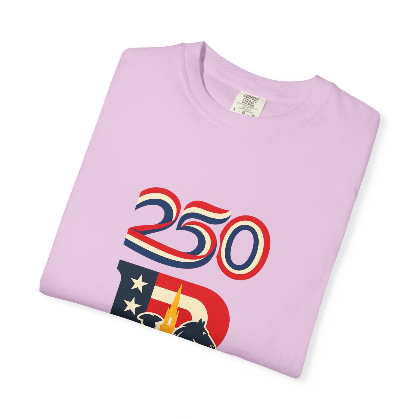 250 Strong T‑Shirt — Patriotic Rider Graphic Tee